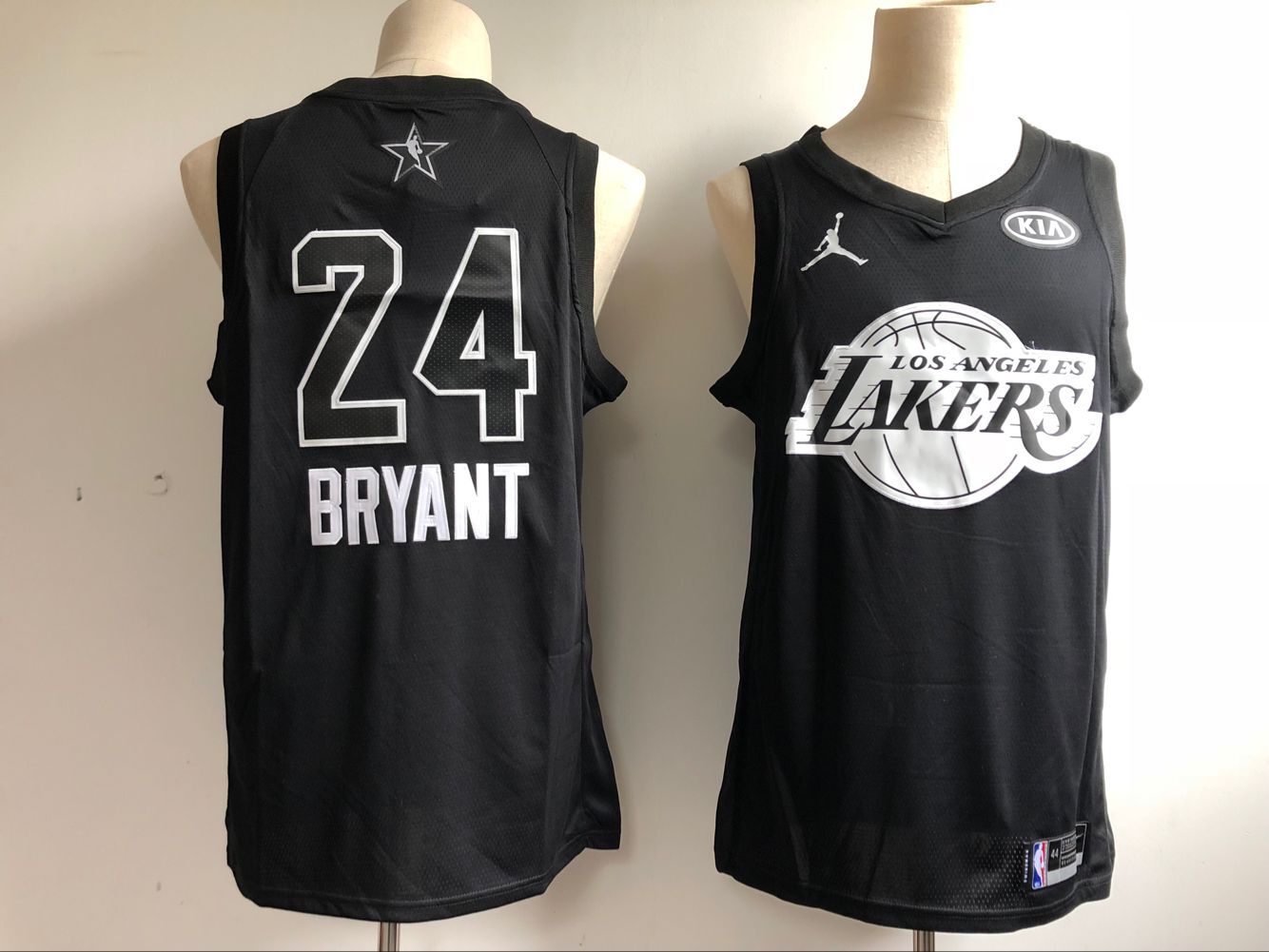 Men Los Angeles Lakers #24 Bryant Black NBA 2018 All Star jersey->->NBA Jersey